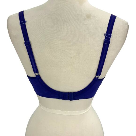 Chantelle Aeria Lightweight Full Coverage Convertible Bra Blue Size 34D - Picture 4 of 9
